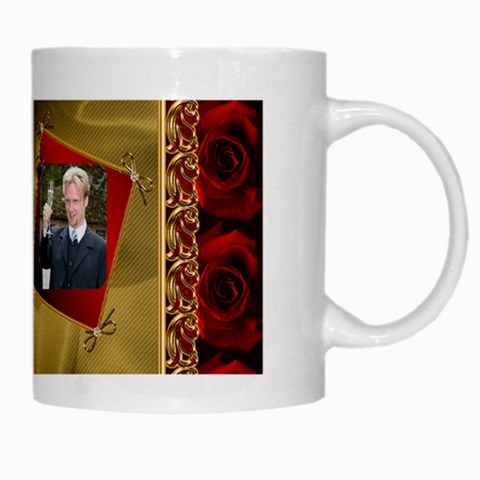 Love And Roses Mug By Deborah Right
