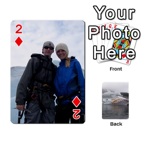 Alaska Playing Cards 2 By Karen Teichert Front - Diamond2