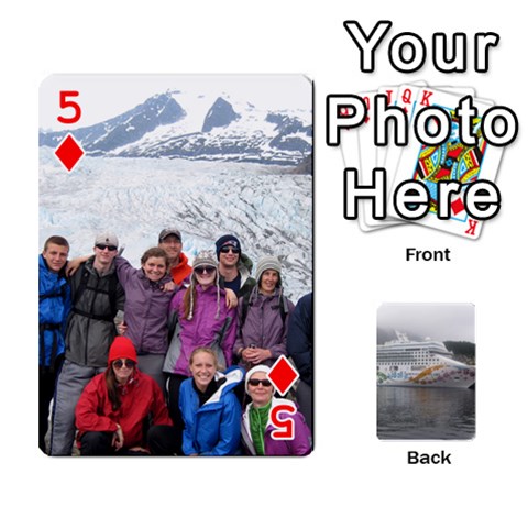 Alaska Playing Cards 2 By Karen Teichert Front - Diamond5
