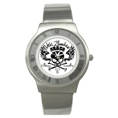 Zombie King Mark : Steel Watch - Stainless Steel Watch