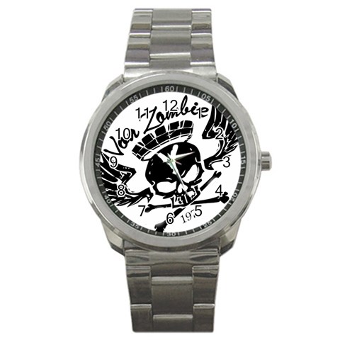 Zombie King Mark : Sport Watch By Von Zombie ™©® Front