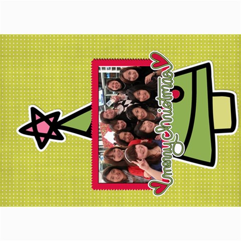 Xmas By Tammy 7 x5  Photo Card - 11