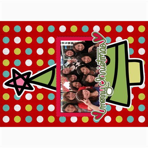 Xmas By Tammy 7 x5  Photo Card - 14