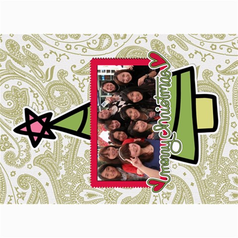Xmas By Tammy 7 x5  Photo Card - 15