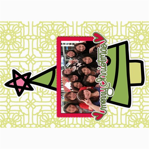 Xmas By Tammy 7 x5  Photo Card - 16
