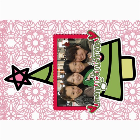 Xmas By Tammy 7 x5  Photo Card - 18