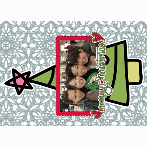 Xmas By Tammy 7 x5  Photo Card - 20