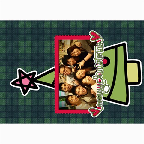 Xmas By Tammy 7 x5  Photo Card - 3