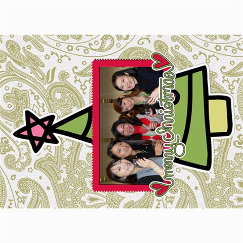 Xmas By Tammy 7 x5  Photo Card - 21
