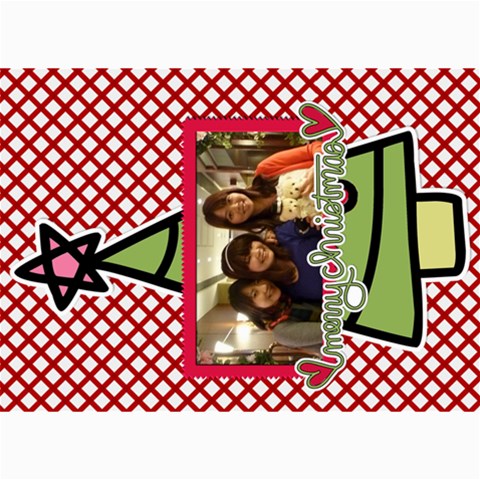 Xmas By Tammy 7 x5  Photo Card - 22