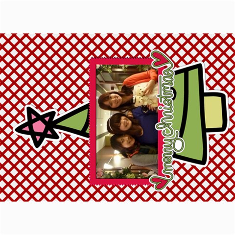Xmas By Tammy 7 x5  Photo Card - 23