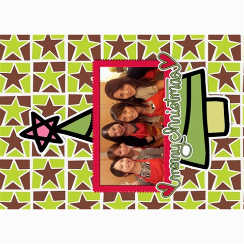 Xmas By Tammy 7 x5  Photo Card - 25