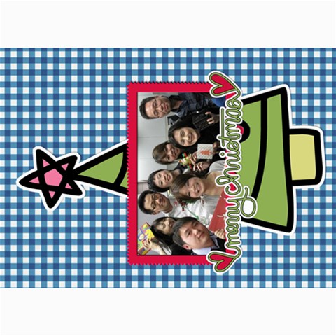 Xmas By Tammy 7 x5  Photo Card - 36
