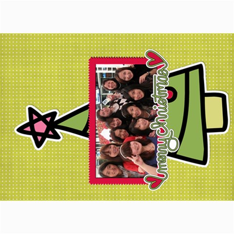 Xmas By Tammy 7 x5  Photo Card - 9