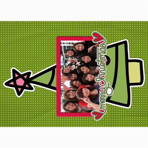 Xmas By Tammy 7 x5  Photo Card - 10