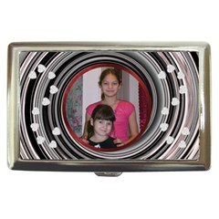 Black And Gray Swirl Money Case