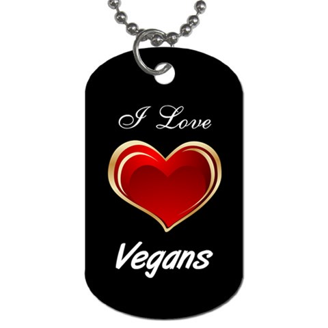 Dogtaggc2ilovevegans By Ginette Callaway Front