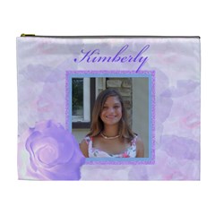 lavendar rose XL cosmetic bag - Cosmetic Bag (XL)