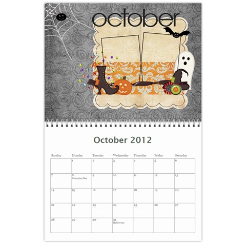 Calendar By Lenette Oct 2012