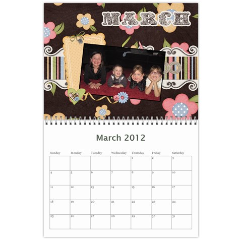Calendar By Lenette Mar 2012