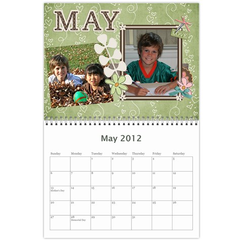 Calendar By Lenette May 2012