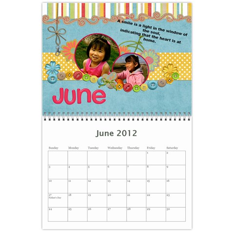 Calendar By Lenette Jun 2012