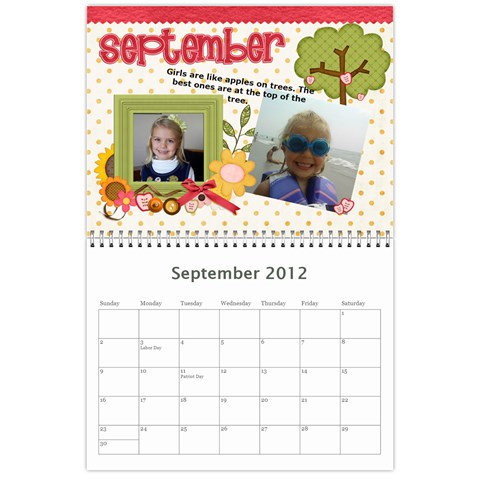 Calendar By Lenette Sep 2012