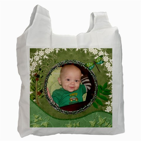 Green Recycle Bag (1 Sided) By Lil Front