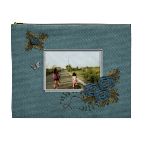 Cosmetic Bag (xl): Thankful 2 By Jennyl Front