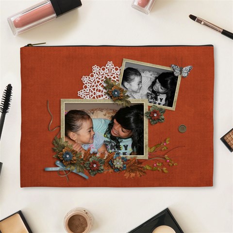 Cosmetic Bag (xl): Thankful 3 By Jennyl Front