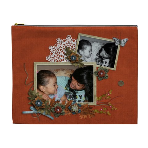 Cosmetic Bag (xl): Thankful 3 By Jennyl Front