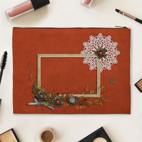 Cosmetic Bag (xl): Thankful 3 By Jennyl Back
