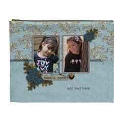 Cosmetic Bag (XL): Thankful Hearts Cosmetic Bag (XL): Thankful Hearts