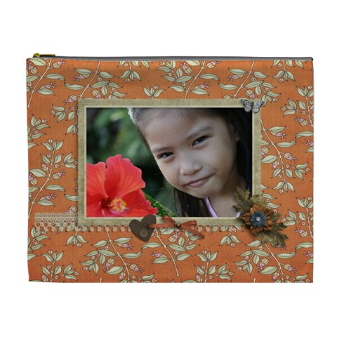 Cosmetic Bag (xl): Thankful 5 By Jennyl Front