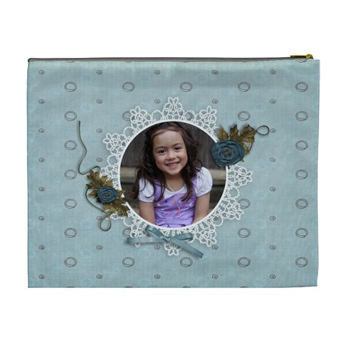 Cosmetic Bag (xl): Thankful 7 By Jennyl Back