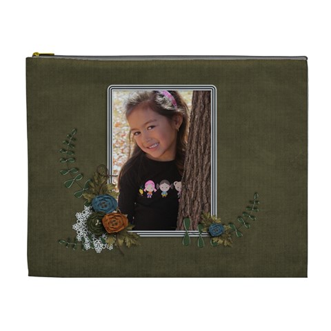Cosmetic Bag (xl): Thankful 10 By Jennyl Front
