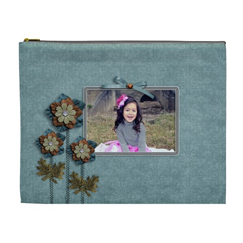 Cosmetic Bag (xl): Thankful 14 By Jennyl Front
