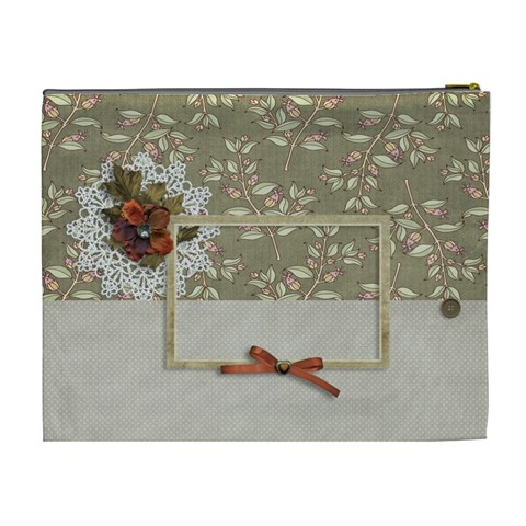 Cosmetic Bag (xl): Thankful 18 By Jennyl Back
