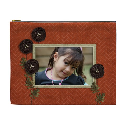 Cosmetic Bag (xl): Thankful 19 By Jennyl Front