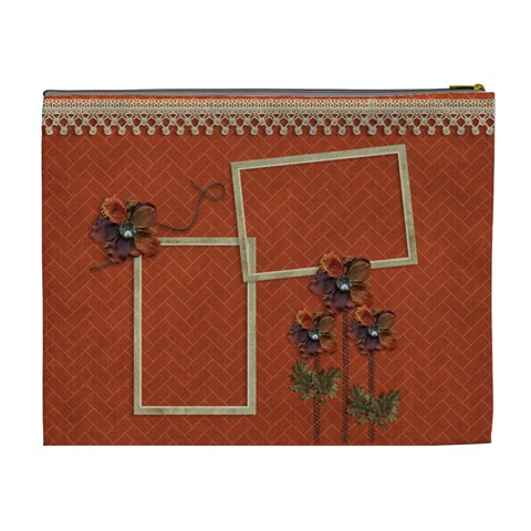 Cosmetic Bag (xl): Thankful 24 By Jennyl Back