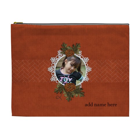 Cosmetic Bag (xl): Thankful 27 By Jennyl Front