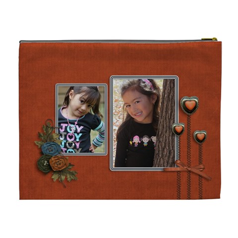 Cosmetic Bag (xl): Thankful 30 By Jennyl Back