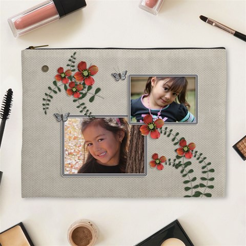 Cosmetic Bag (xl): Thankful 32 By Jennyl Front