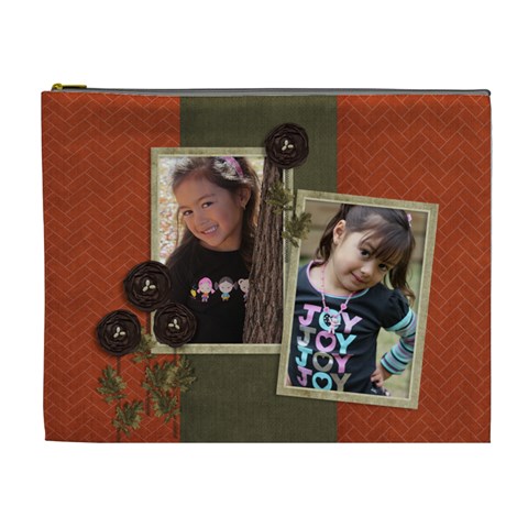 Cosmetic Bag (xl): Thankful 34 By Jennyl Front