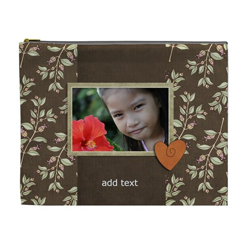 Cosmetic Bag (xl): Thankful 35 By Jennyl Front