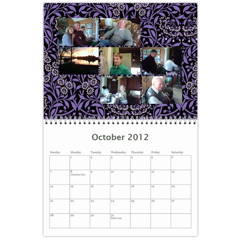 2012 Calendar For Christmas By Bertie Oct 2012