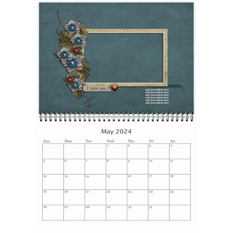 Wall Calendar 8 5 X 6: Cherished Memories By Jennyl May 2024