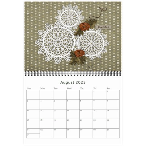 Wall Calendar 8 5 X 6: Cherished Memories By Jennyl Aug 2025