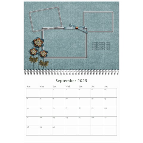 Wall Calendar 8 5 X 6: Cherished Memories By Jennyl Sep 2025