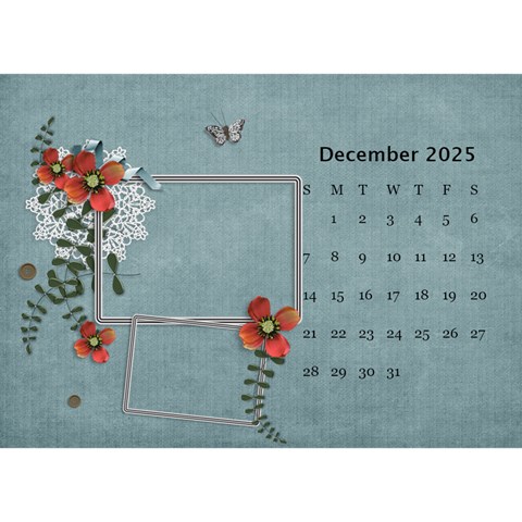 Desktop Calendar 8 5  X 6  Cherished Memories By Jennyl Dec 2025